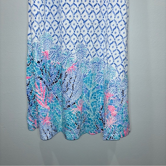 Lilly Pulitzer Blue and White Sleeveless Sundress - Picture 5 of 14